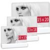 matches21 - Webshop Bilderrahmen Acrylbilderrahmen Rahmen Fotos Bilder Acryl weiss 1 Stk 3 Formate 121598 9 1 16