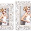 matches21 - Webshop Bilderrahmen Foto Rahmen Kunststoff weiss Ornamente Barock Shabby Style 2 Formate 119329 1 13