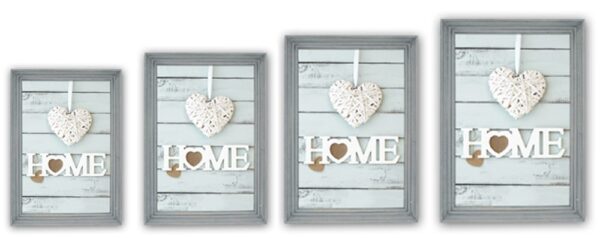 matches21 - Webshop Bilderrahmen Fotorahmen Wechselrahmen Holz grau Shabby Profil gekehlt 4 Formate 119210 1 13