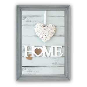 matches21 - Webshop Bilderrahmen Fotorahmen Wechselrahmen Holz grau Shabby Profil gekehlt 4 Formate 119210 3 1 30