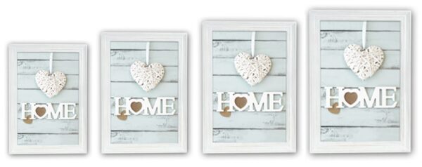 matches21 - Webshop Bilderrahmen Fotorahmen Wechselrahmen Holz weiss Shabby Profil gekehlt 4 Formate 119208 1 13