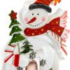 matches21 - Webshop Bilderrahmen Holz Fotorahmen Schneemann 3 5x4 5 cm weiss rot 122992 2 1 6