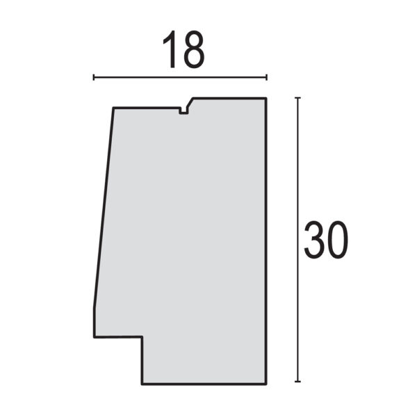 matches21 - Webshop Bilderrahmen Holz weiss braun gemasert schmal Passepartouts Hoch Quer 5 Formate 125009 9 1 30