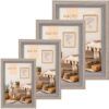 matches21 - Webshop Bilderrahmen Holzrahmen Wechselrahmen Portraetrahmen Holz braun 1 Stk 4 Formate 121647 9 1 28