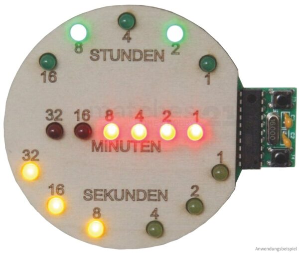 matches21 - Webshop Binaere Uhr mit LEDs und USB Anschluss Loetbausa 1 1 2