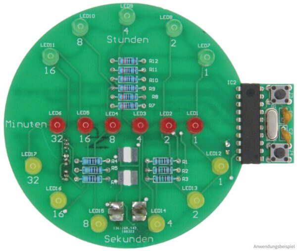 matches21 - Webshop Binaere Uhr mit LEDs und USB Anschluss Loetbausa 3 1 4