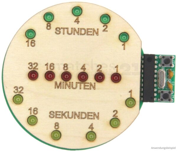 matches21 - Webshop Binaere Uhr mit LEDs und USB Anschluss Loetbausatz 1 1