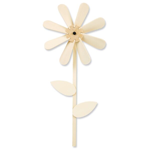 matches21 - Webshop Bluete Blume Windrad Holz Bastelset Bausatz Holzbausatz fuer Kinder ab 7 Jahren 118489 1 1