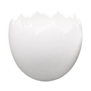 matches21 - Webshop Blumenuebertoepfe Eierschalen Osterdeko uebertoepfe weiss 3 Groessen 126413 2 1 5