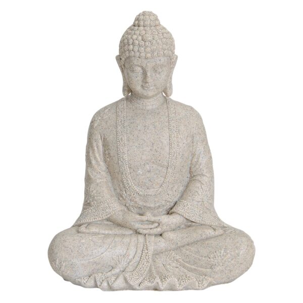 matches21 - Webshop Buddha Figur Deko Verzierungen Garten Dekofigur beige 23 cm 126478 1 1