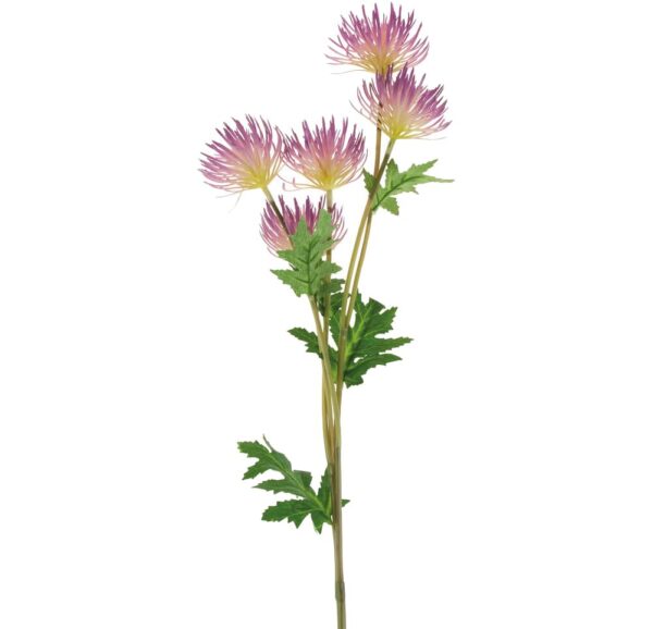 matches21 - Webshop Chrysanthemenzweige mit Blueten und Blaettern Kunststoff 1 Stk 73 cm in 3 Farben 120909 2 1 17