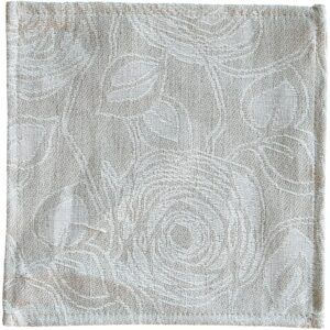 matches21 - Webshop Coaster Untersetzer LYDIA Natur Rosen beige creme 14 5x14 5 cm Landhaus 1 Stk 121954 3 1 15