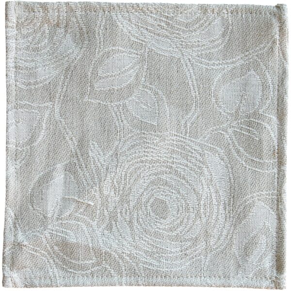 matches21 - Webshop Coaster Untersetzer LYDIA Natur Rosen beige creme 14 5x14 5 cm Landhaus 1 Stk 121954 3 1 1