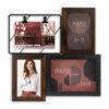 matches21 - Webshop Collagen Holz Metall schwarz braun Fotoklemme vier Fotos Hoch Quer 35x36 cm 124997 1 4