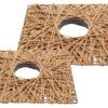 matches21 - Webshop Dekoelemente Quadrate mit Metallrahmen Seiloptik Wohndeko basteln 1 Stk 2 Groessen 121868 1 13