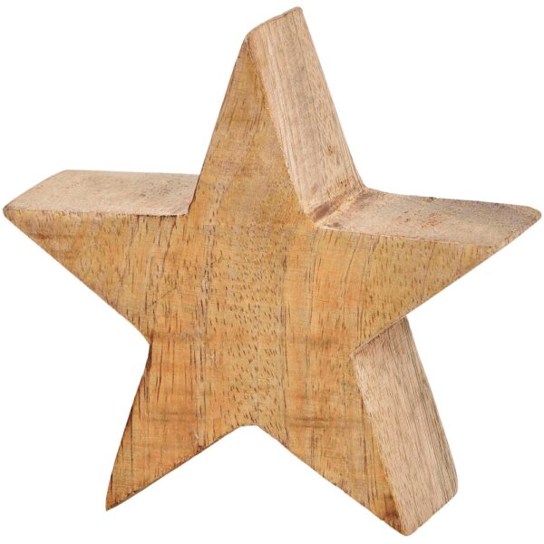 matches21 - Webshop Dekofiguren Sterne Mangoholz Holzsterne Figuren Aufsteller Holz natur 3 Groessen 125754 1 1 10