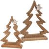 matches21 - Webshop Dekofiguren Tannenbaum Weihnachten Deko Holz und Metall Holzfiguren 2 Groessen 116757 1 10