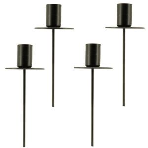 matches21 - Webshop Dekorative Kerzenhalter Stabkerzenhalter Stab Metall in 3 Farben 4er Set 121503 4 1 26