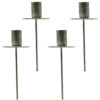 matches21 - Webshop Dekorative Kerzenhalter Stabkerzenhalter Stab Metall in 3 Farben 4er Set 121503 5 1 15