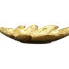 matches21 - Webshop Dekoschale Eichenblatt Schale Blattmuster Wohndeko Blatt gold 19 9x8 8x3 3 cm 125336 1 3