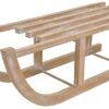 matches21 - Webshop Dekoschlitten Schlitten Holzschlitten Weihnachtsdeko Holz geweisst 1 Stk 2 Groessen 122477 3 1 12