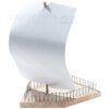 matches21 - Webshop Einfaches Segelboot Holz Boot als Kinder Bausatz W 1 3