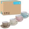 matches21 - Webshop Espressotassen aus Porzellan Pastellfarben 48 Stk Karton 5 cm 50 ml 109658 1 9