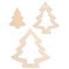 matches21 - Webshop Faedelformen Baeume Weihnachtsbaeume Holz Faedelbaeume 3 Stk Basteln ab 3 Jahren 113334 2 1 5