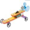 matches21 - Webshop Fahrzeug mit Propellerantrieb Holz Bausatz Kinder Werkset Bastelset ab 11 Jahren 101163 1 4