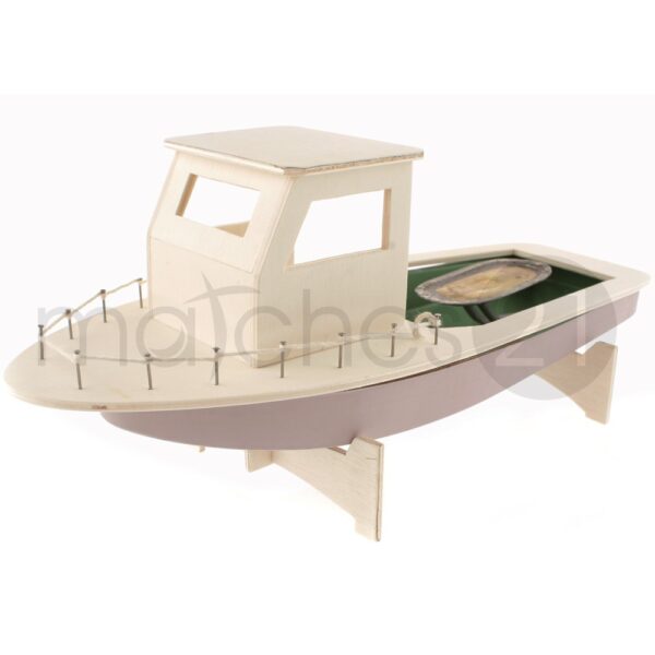 matches21 - Webshop Fischerboot mit Knatterantrieb Bausatz f Kinder 2 1 2