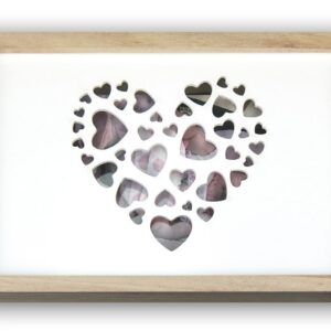 matches21 - Webshop Fotoboxen Love fuer Fotos Bilder und USB Sticks Holz braun weiss 1 Stk 3 Formate 121655 1 1 2