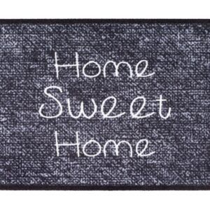 matches21 - Webshop Fussmatte Fussabstreifer DECOR HOME SWEET HOME grau gedruckter Rand 50x75 cm 123999 1 23