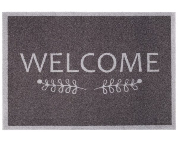 matches21 - Webshop Fussmatte Fussabstreifer DECOR WELCOME Pflanzenmuster gedruckter Rand 40x60 cm 123995 1 1