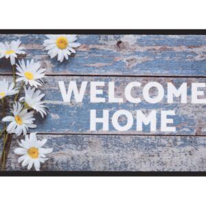 matches21 - Webshop Fussmatte Fussabstreifer Decor und Rand WELCOME HOME Gaensebluemchen waschbar 40x75 cm 123972 1 29