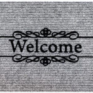 matches21 - Webshop Fussmatte RIPS Nadelfilz Motiv Welcome Schnoerkel Ornament Indoor 1 Stk 40x60 cm 118885 1 8