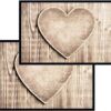 matches21 - Webshop Fussmatten Fussabstreifer DECOR Holz Herz Holzoptik Maserung braun waschbar 2 Groessen 119126 1 1 13