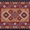 matches21 - Webshop Fussmatten Fussabstreifer DECOR Ornamente Orientalisch rot braun waschbar 2 Groessen 119117 2 1 14