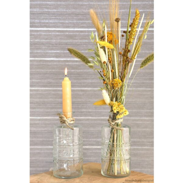 matches21 - Webshop Gerade Glasvasen Glas Blumenvasen Ethno 1 Stk 7 5x14 5 cm in 4 Farben 123645 14 1 50