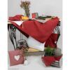 matches21 - Webshop Geschirrtuch Abtrockentuch Textil EDDA floralem Webmuster rot 47x70 cm Landhaus 1 Stk 124256 1 1 4