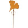 matches21 - Webshop Ginkgo Gartenstecker gross 90 cm Wetterfeste Vintage Gartendeko aus Metall Eleganter XXL Blumenstecker fuer Draussen Dekostecker Antik Balkon Terrasse und Beete 127676 1 11