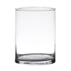 matches21 - Webshop Glas Vasen zylinderfoermig Glasvasen Dekovasen Dekoglaeser klar 1 Stk 4 Groessen 120499 1 12