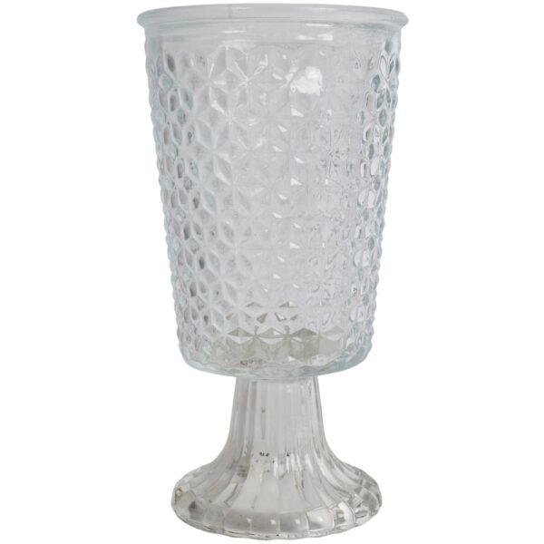 matches21 - Webshop Glaspokale Glasvasen Glas konisch geometrisch 1 Stk 10x18 5 cm 3 Farben 123647 1 1 14