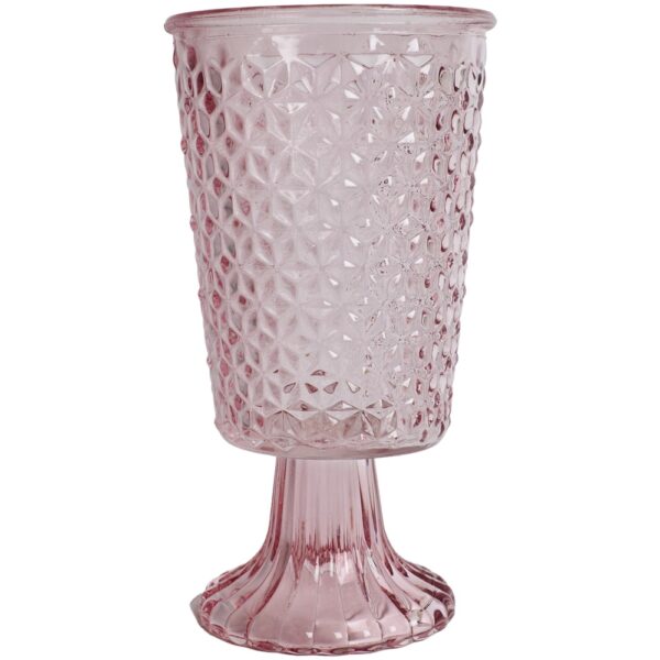 matches21 - Webshop Glaspokale Glasvasen Glas konisch geometrisch 1 Stk 10x18 5 cm 3 Farben 123647 3 1 16