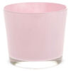 matches21 - Webshop Glastoepfe Pflanzgefaesse Teelichtglaeser rund uebertoepfe Glas rosa 1 Stk in 2 Groessen 123735 2 1 15