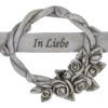 matches21 - Webshop Grabschmuck Ringe mit Rosenranke IN LIEBE Spruch Metalloese grau 2 Groessen 125277 1 1 11