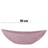 matches21 - Webshop Grosse Pflanzschale Blumenschale oval Jardiniere alt rosa 2 Groessen 127560 3 1 31