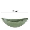 matches21 - Webshop Grosse Pflanzschale Blumenschale oval Jardiniere gruen 2 Groessen 127561 1 1 29