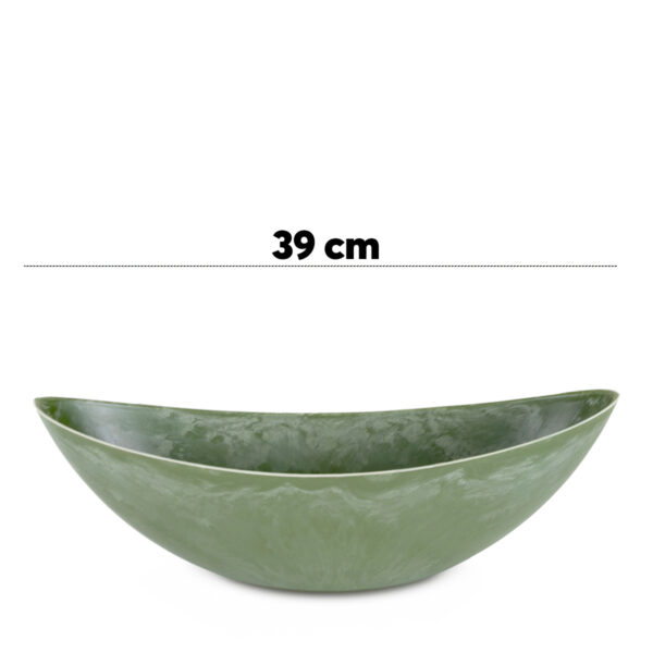 matches21 - Webshop Grosse Pflanzschale Blumenschale oval Jardiniere gruen 2 Groessen 127561 1 1 20