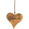 matches21 - Webshop Haengende Herzen Dekoration Holz und Schriftzug GLueCK braun Deko 1 Stk 2 Groessen 121315 2 1 12