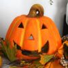 matches21 - Webshop Halloween Kuerbis Laterne mit LED als Windlicht 20x19 cm 100429 1 23